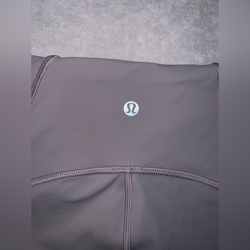 Lululemon light gray mesh leggings. Size 2.